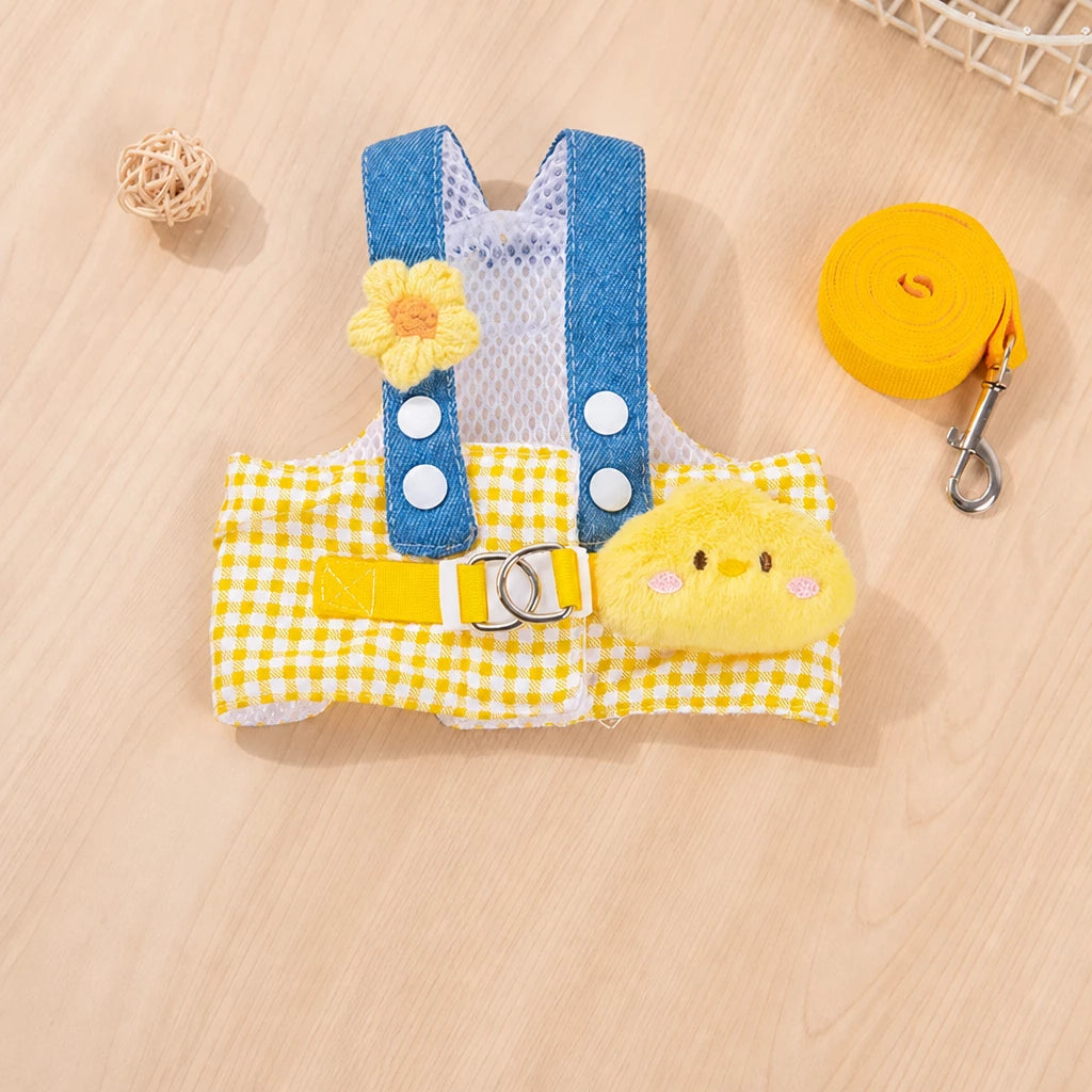 Pet Harness Vest, Leash & Hat Sets for Cats and Dogs