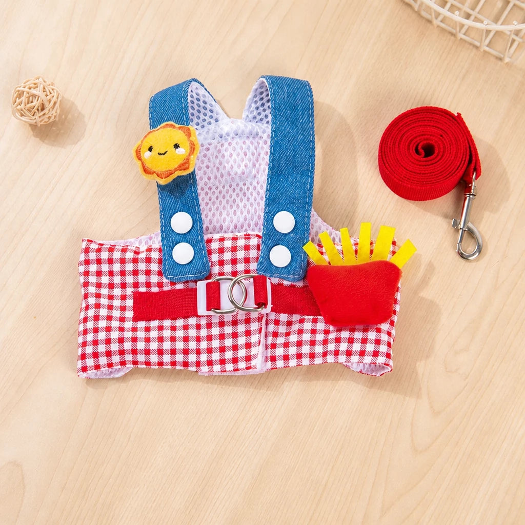 Pet Harness Vest, Leash & Hat Sets for Cats and Dogs