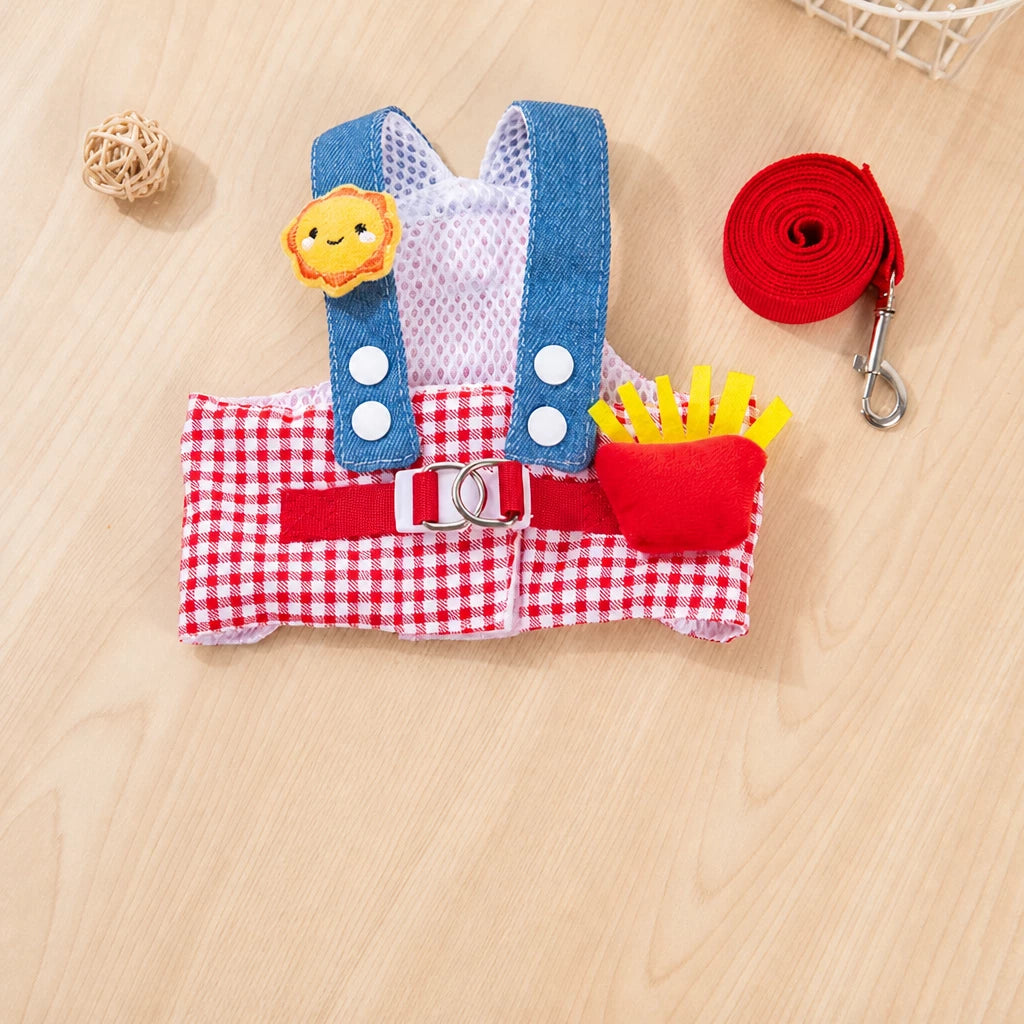Pet Harness Vest, Leash & Hat Sets for Cats and Dogs