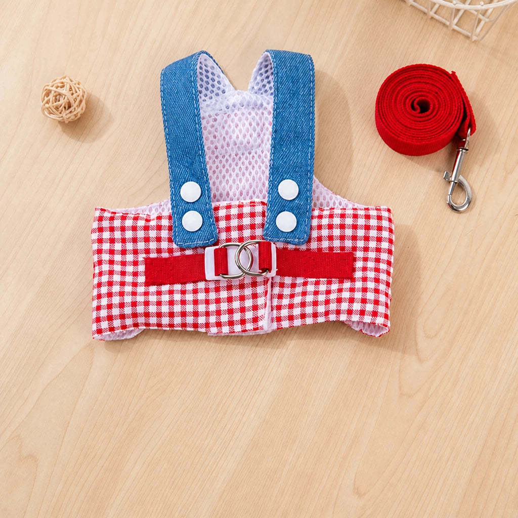 Pet Harness Vest, Leash & Hat Sets for Cats and Dogs