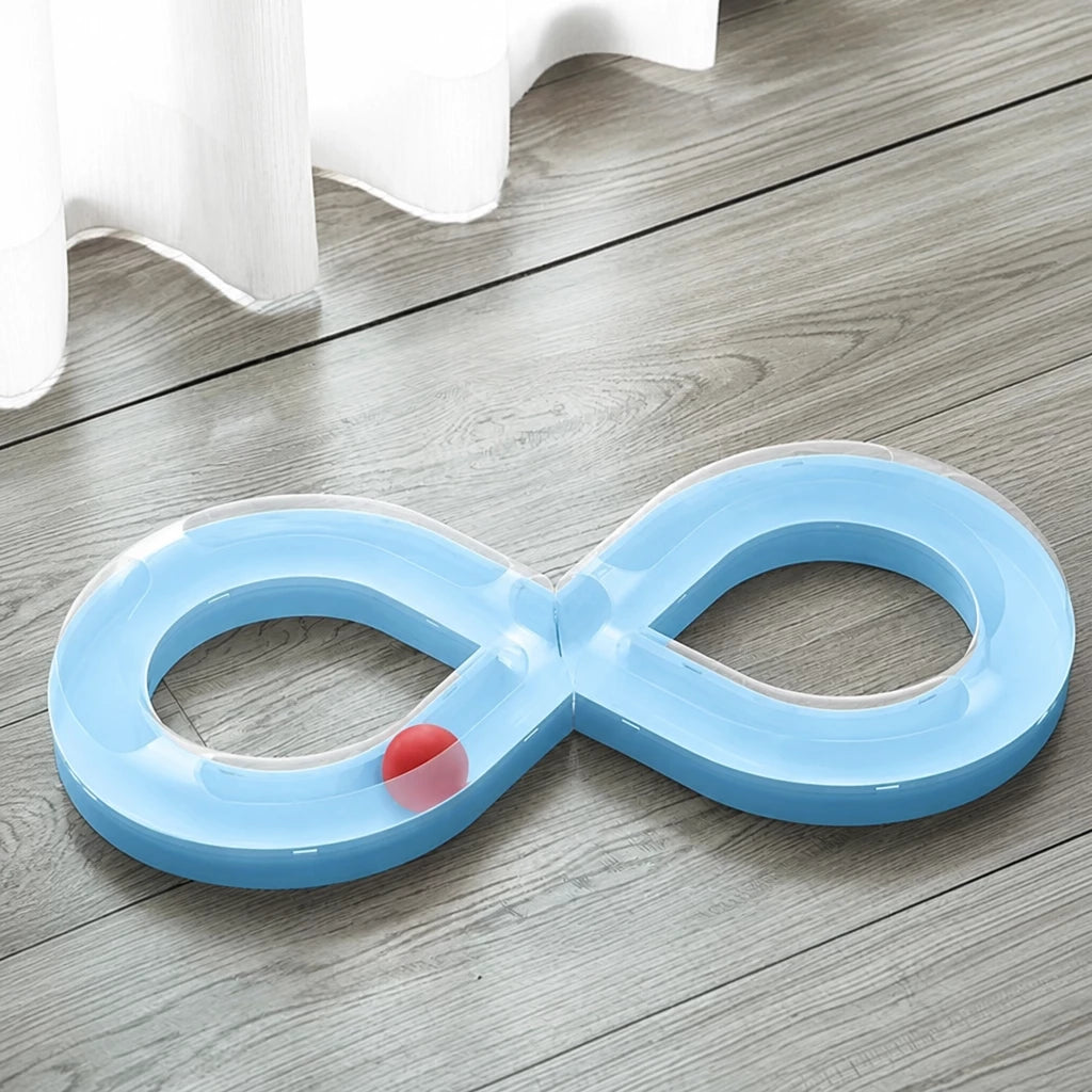 PawMerry Interactive Rolling Ball Track Toy for Cats