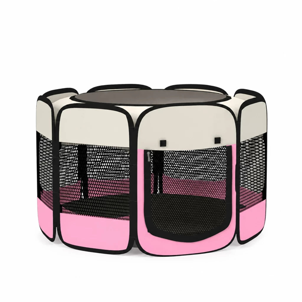 Foldable Enclosed Pet Bed for Cats and Dogs