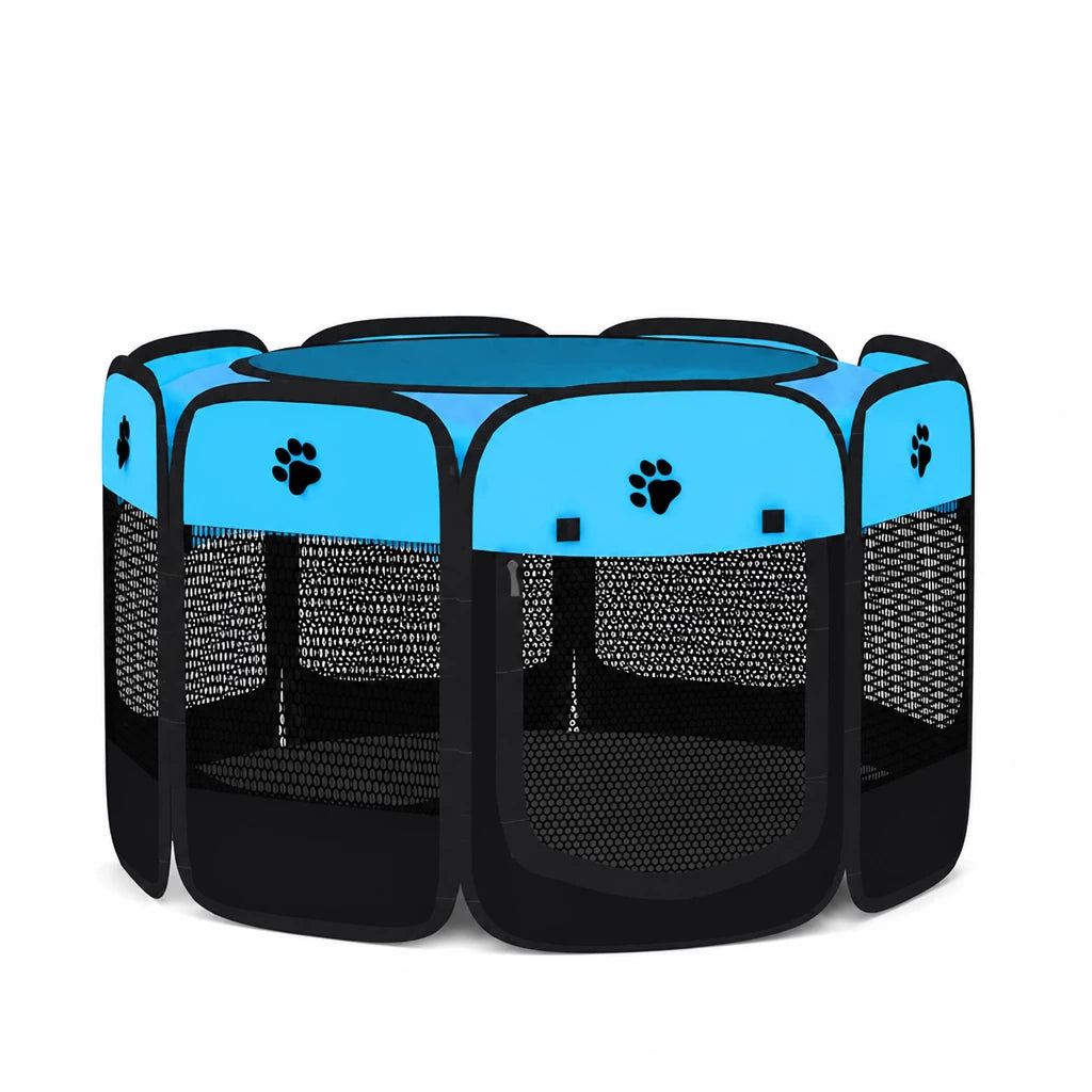 Foldable Enclosed Pet Bed for Cats and Dogs