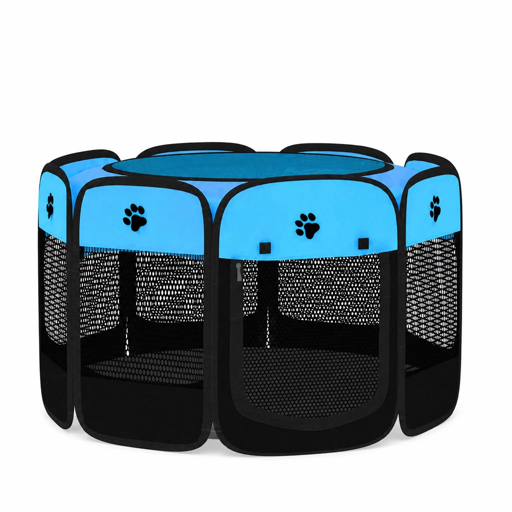Foldable Enclosed Pet Bed for Cats and Dogs