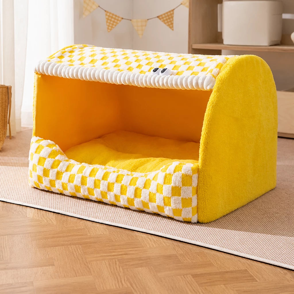 Covered Dog Bed