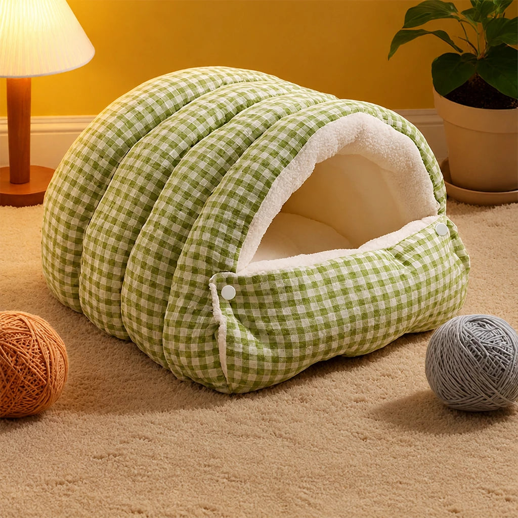 Semi-Enclosed Cat & Small Dog Bed