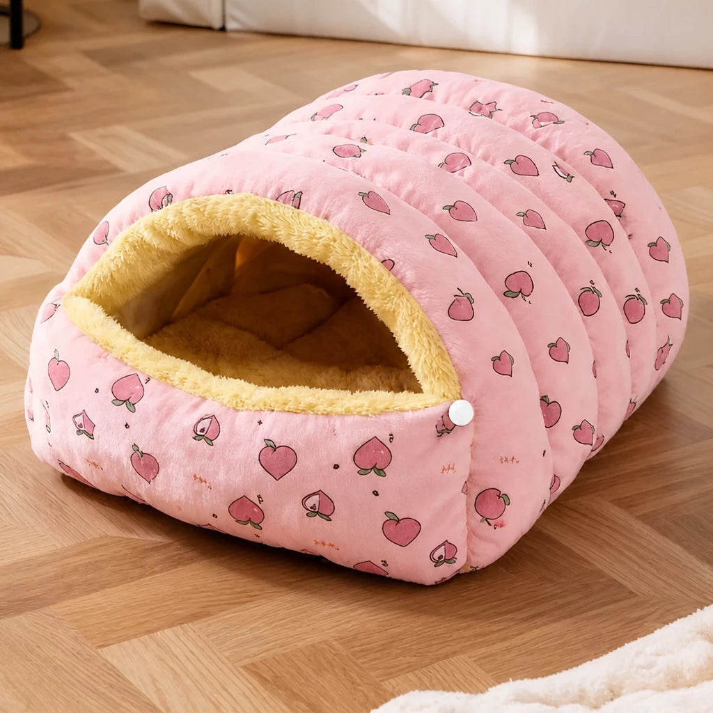 Semi-Enclosed Cat & Small Dog Bed