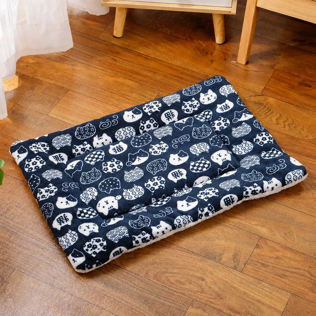 All-Season Three-Layer Pet Bed Mat for Dogs and Cats
