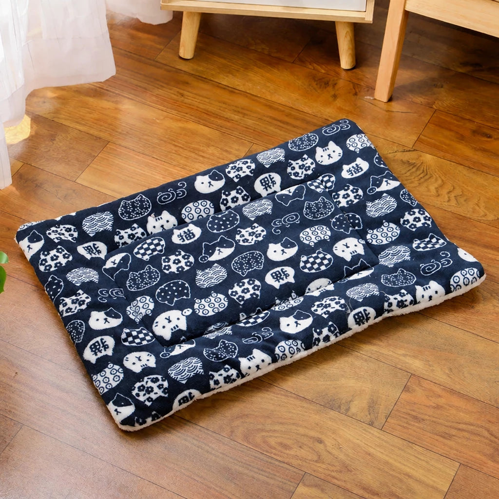 All-Season Three-Layer Pet Bed Mat for Dogs and Cats