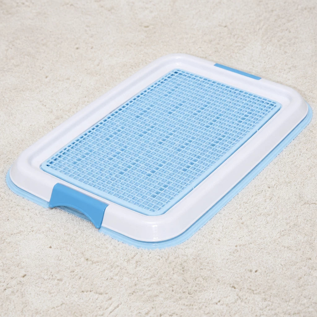 Flat Plastic Dog Potty Tray with Mesh Grate
