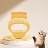 Shell-Shaped Deshedding Comb for Cats and Dogs