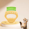 Shell-Shaped Deshedding Comb for Cats and Dogs