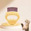 Shell-Shaped Deshedding Comb for Cats and Dogs