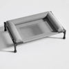 Elevated Faux Leather Pet Bed with Three-Sided Support