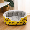 Semi-Enclosed Plush Pet Bed for Cats and Small Dogs