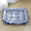 Rectangular Padded Pet Bed for Dogs and Cats