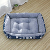 Rectangular Padded Pet Bed for Dogs and Cats