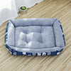 Rectangular Padded Pet Bed for Dogs and Cats