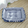 Rectangular Padded Pet Bed for Dogs and Cats