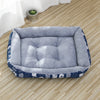 Rectangular Padded Pet Bed for Dogs and Cats