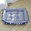 Rectangular Padded Pet Bed for Dogs and Cats
