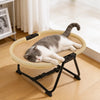 Oval Elevated Foldable Pet Cot for Cats & Dogs