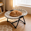 Oval Elevated Foldable Pet Cot for Cats & Dogs