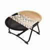 Oval Elevated Foldable Pet Cot for Cats & Dogs