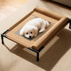 Elevated Mesh Pet Bed for Dogs and Cats with Removable Cushion