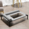 Elevated Mesh Pet Bed for Dogs and Cats with Removable Cushion