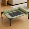 Elevated Mesh Pet Bed for Dogs and Cats with Removable Cushion