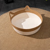 Woven Pet Bed for Cats and Small Dogs