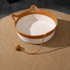 Woven Pet Bed for Cats and Small Dogs
