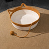 Woven Pet Bed for Cats and Small Dogs