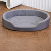 All-Season Boat-Style Dog Bed with Removable, Washable Cover