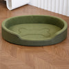 All-Season Boat-Style Dog Bed with Removable, Washable Cover