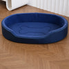 All-Season Boat-Style Dog Bed with Removable, Washable Cover