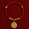 Red Chinese New Year Pet Collar with Lucky Charm