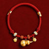 Red Chinese New Year Pet Collar with Lucky Charm