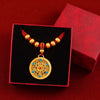 Red Chinese New Year Pet Collar with Lucky Charm