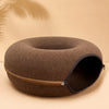 Enclosed Donut Tunnel Cat Bed