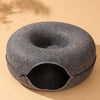 Enclosed Donut Tunnel Cat Bed