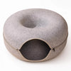 Enclosed Donut Tunnel Cat Bed