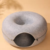 Enclosed Donut Tunnel Cat Bed