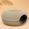 Enclosed Donut Tunnel Cat Bed