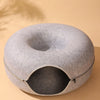 Enclosed Donut Tunnel Cat Bed