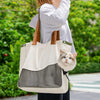 Canvas Crossbody Pet Carrier for Cats and Small Dogs