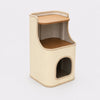 Two-Level Square Sisal Cat Scratcher Barrel with Resting Space