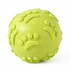 Paw Print Squeaky Ball Dog Toy