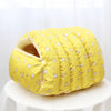 Enclosed Plush Pet Bed for Cats and Small Dogs